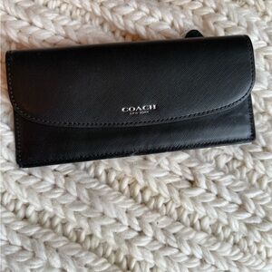 Coach Black Leather Women's Wallet